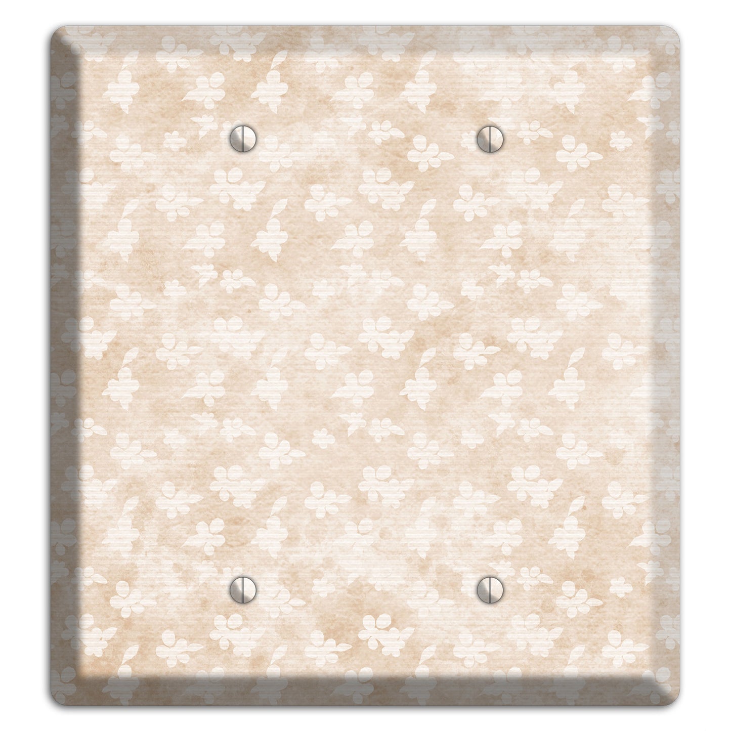 White Linen Neutral Texture 2 Blank Wallplate