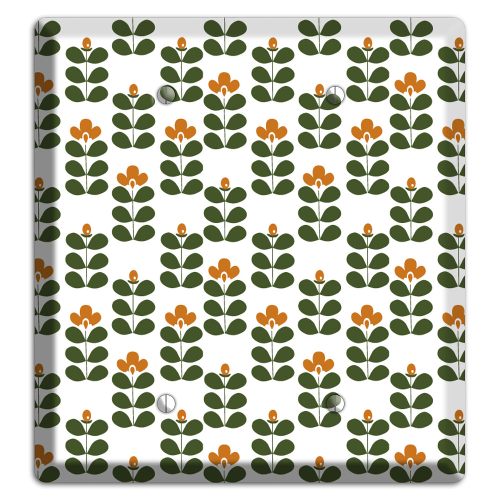 Green Small Sprouts 2 Blank Wallplate