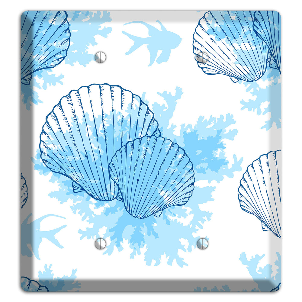 Shells 1 2 Blank Wallplate