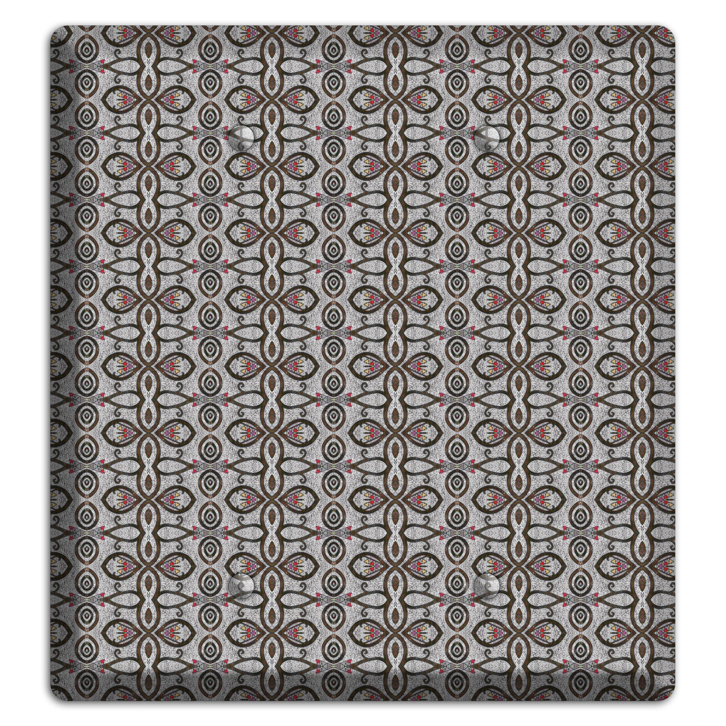 Grey Tapestry 2 Blank Wallplate