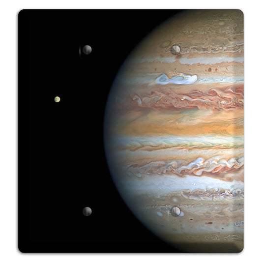 Hubble's View of Jupiter and Europa 2 Blank Wallplate