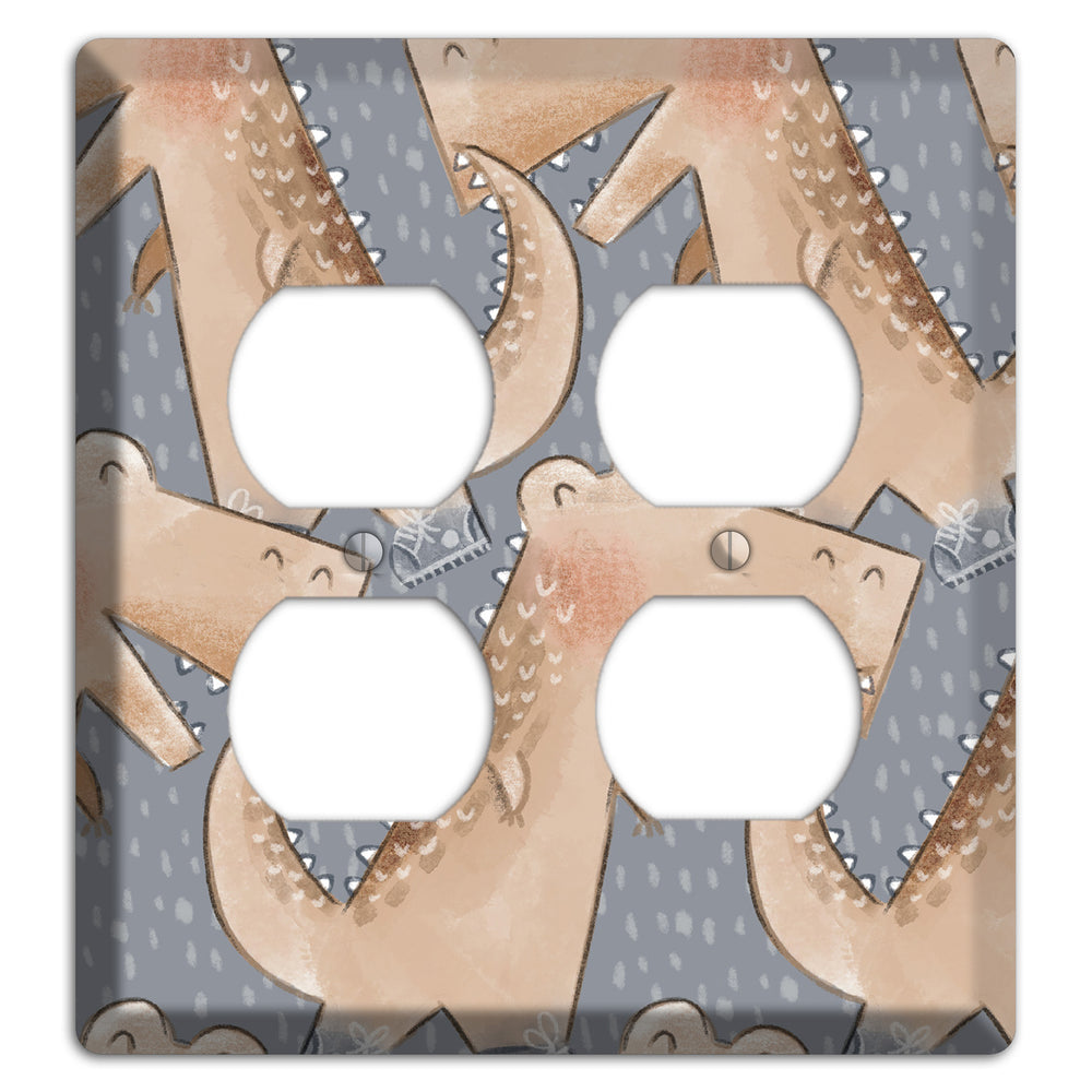 Alligator March 2 Duplex Wallplate
