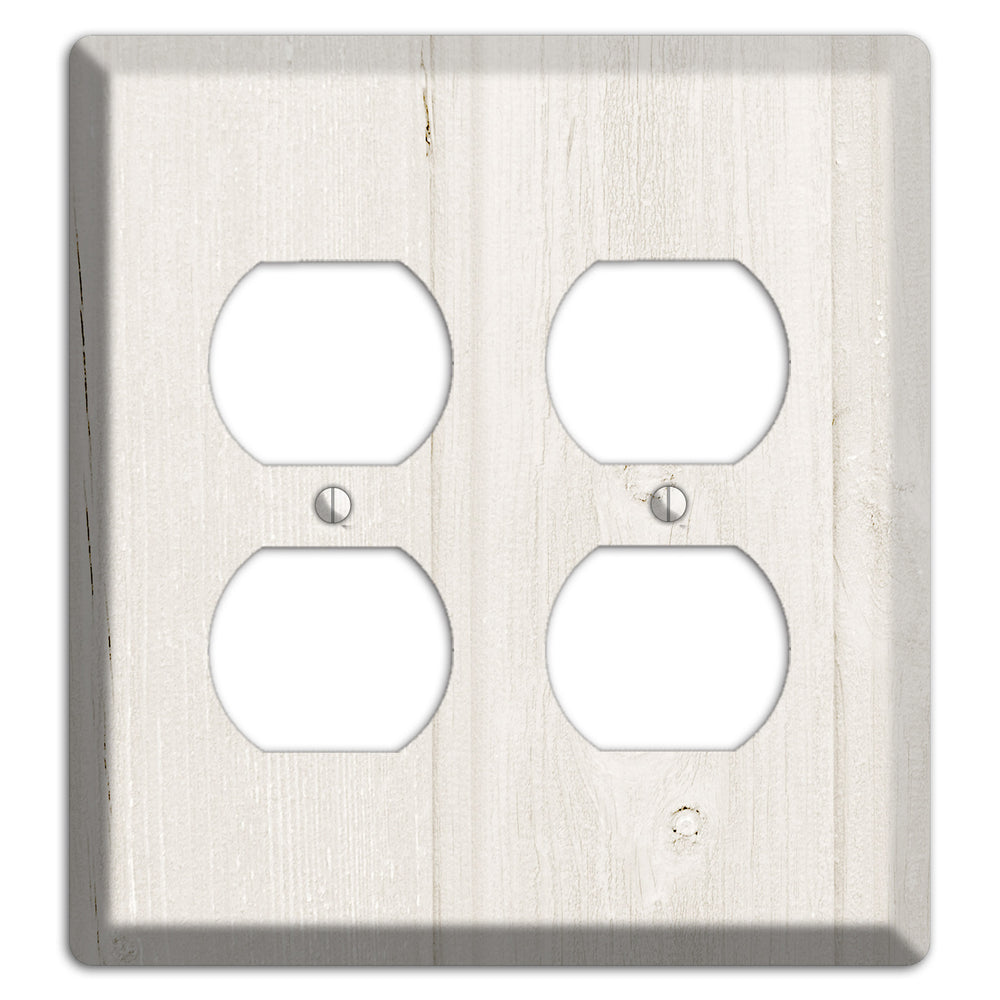 Spring Wood Antique 2 Duplex Wallplate