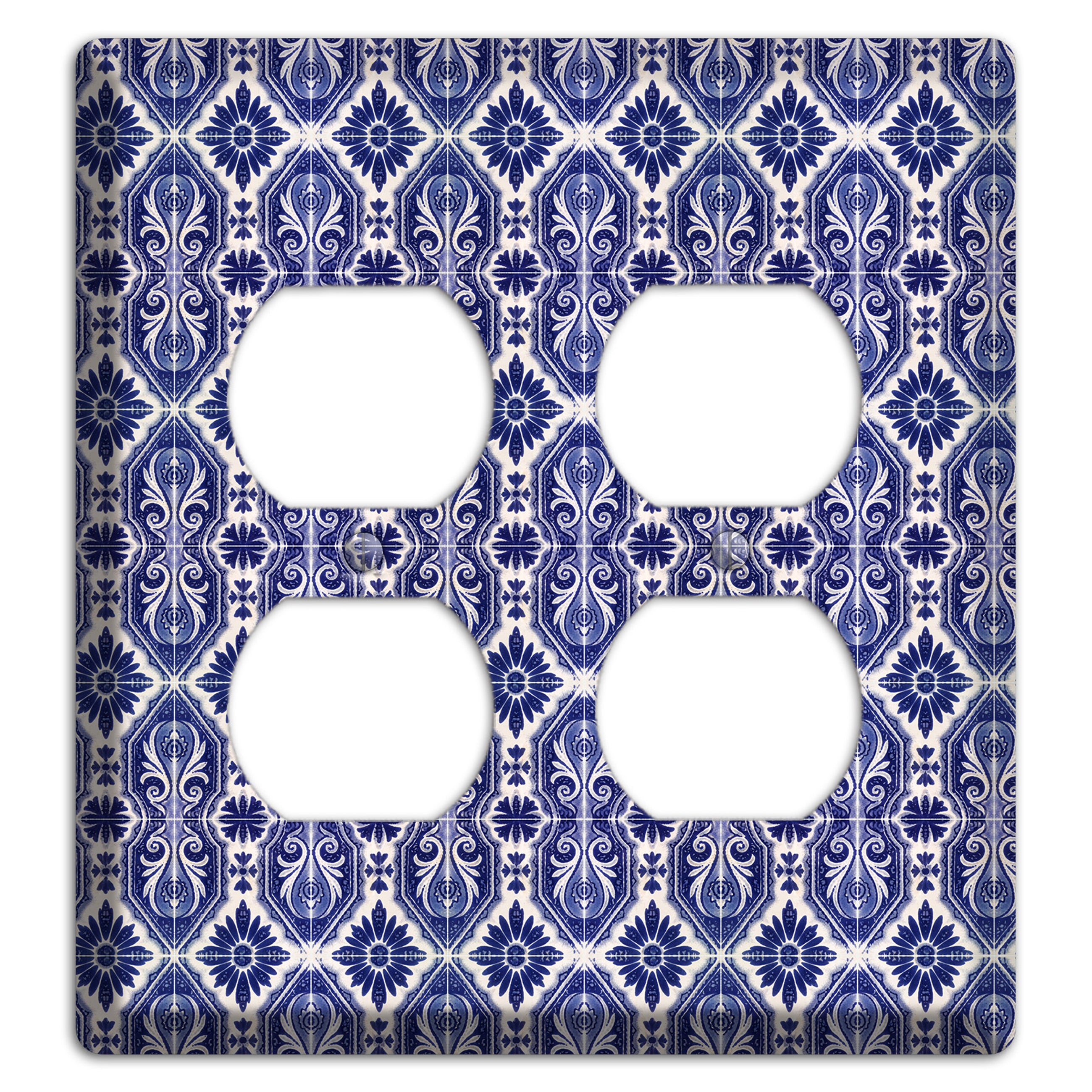 Tavira Tiles 8 2 Duplex Wallplate