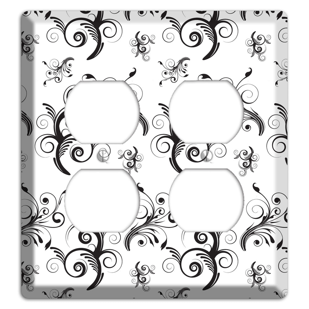 Scrolled Toile 2 Duplex Wallplate