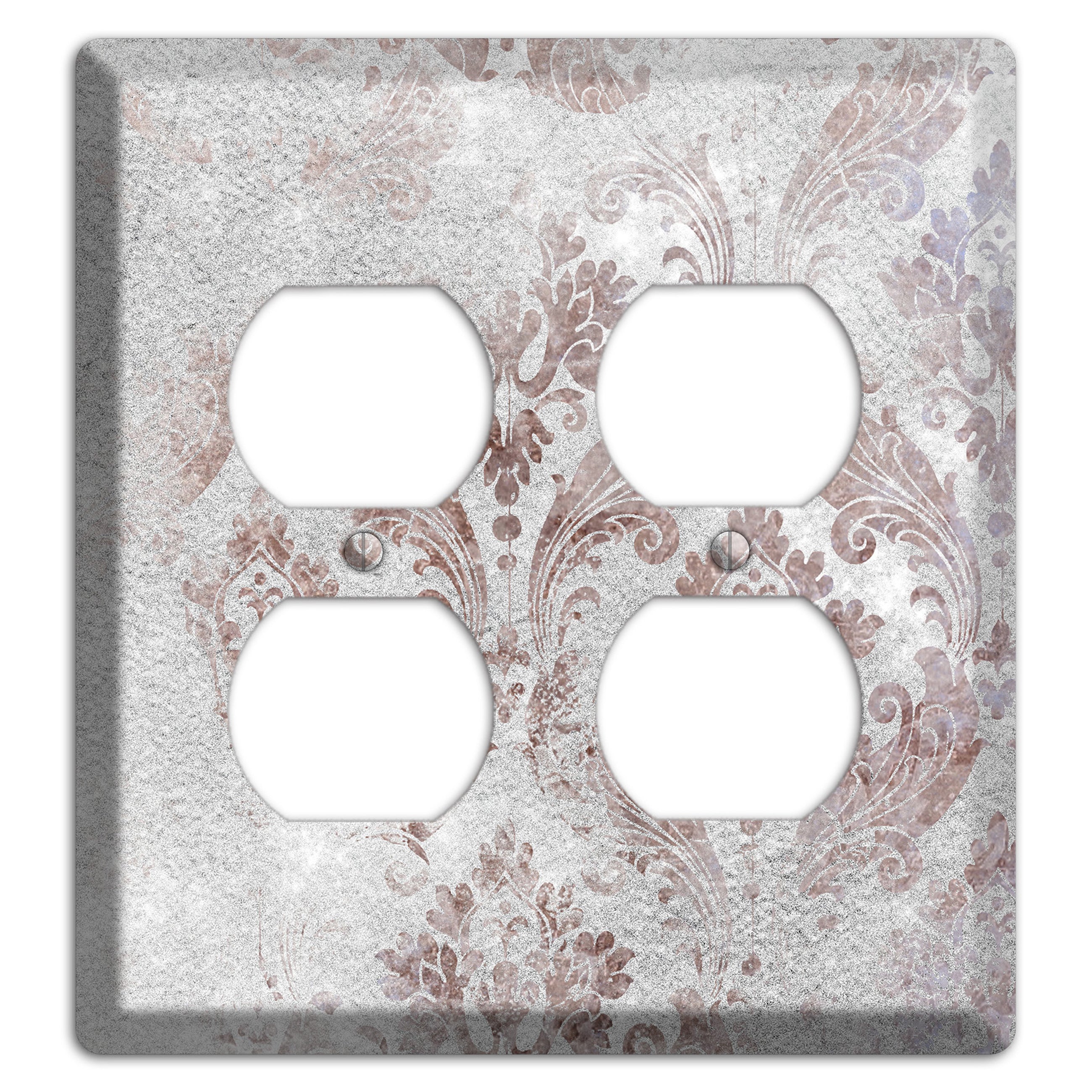 Nobel Whimsical Damask 2 Duplex Wallplate