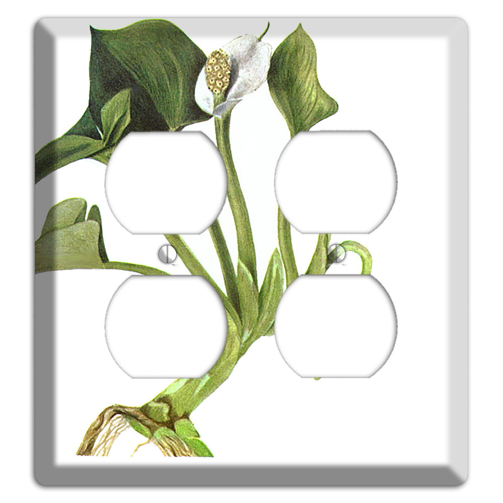Calla Palustrie 2 Duplex Wallplate