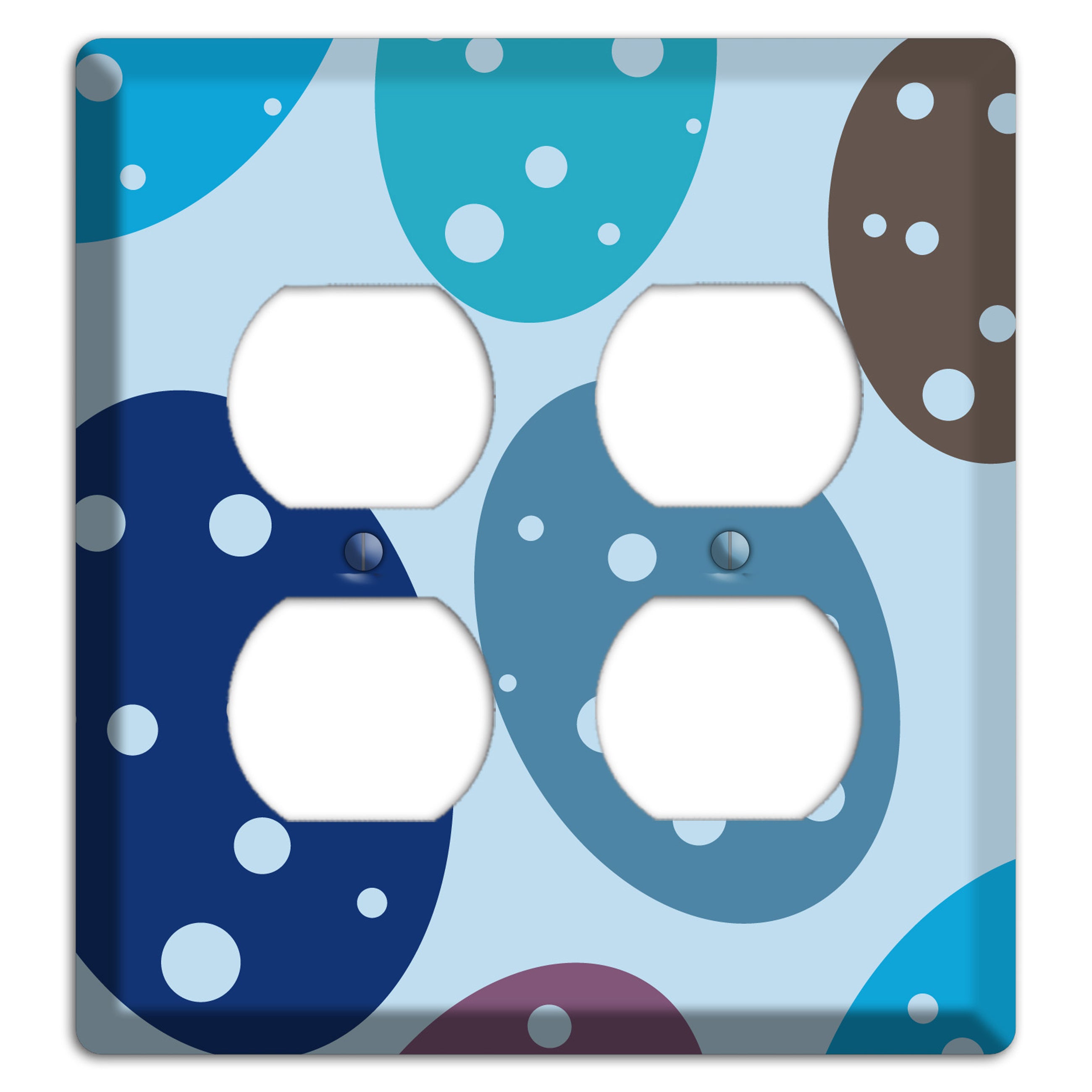 Blue Eggs 2 Duplex Wallplate