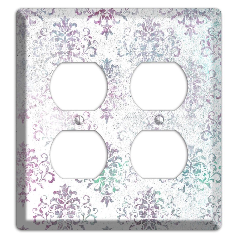 Tiara Whimsical Damask 2 Duplex Wallplate