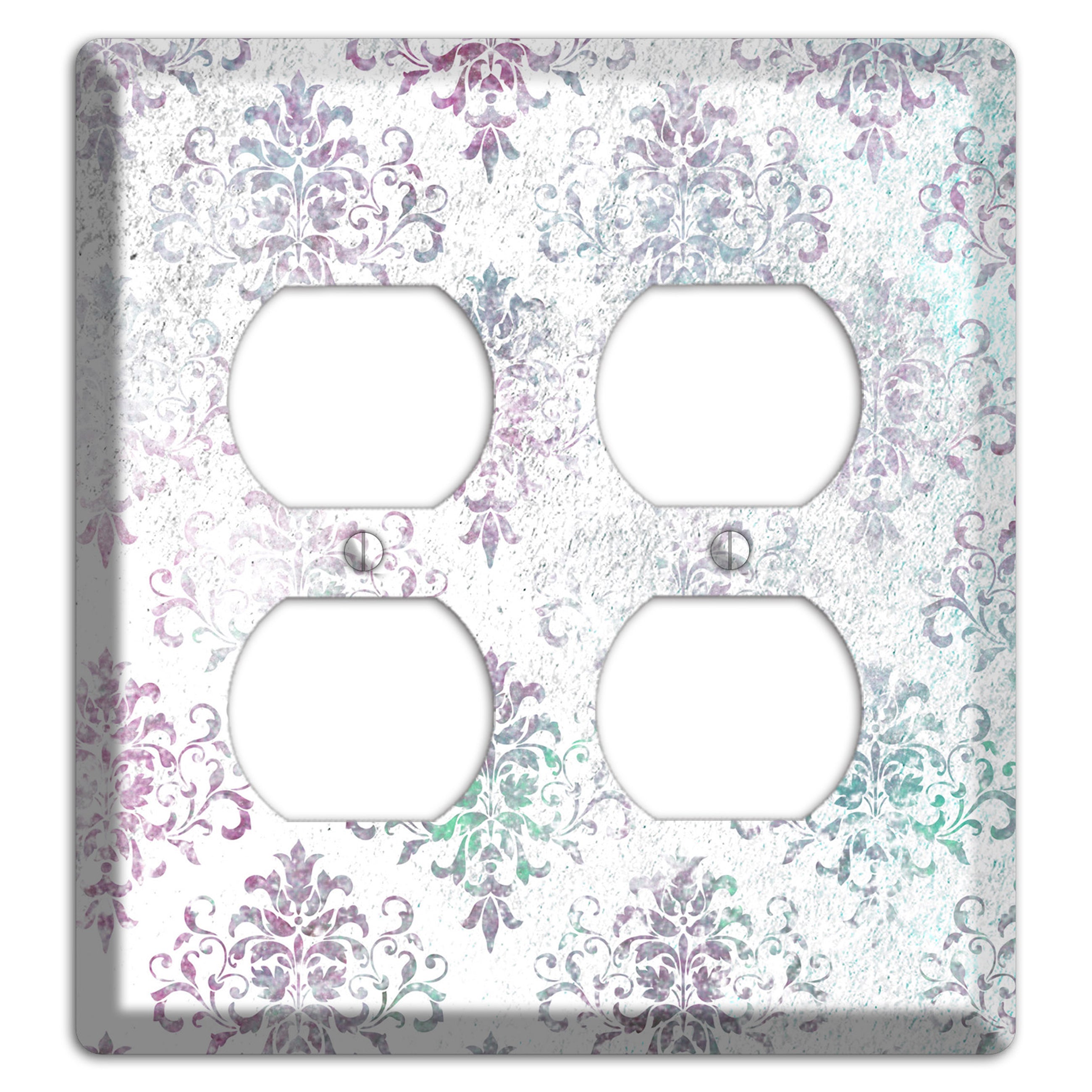 Tiara Whimsical Damask 2 Duplex Wallplate