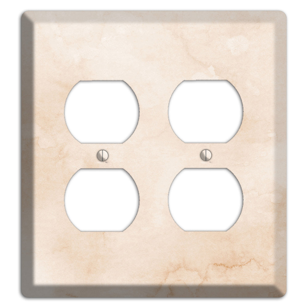 Janna Neutral Texture 2 Duplex Wallplate