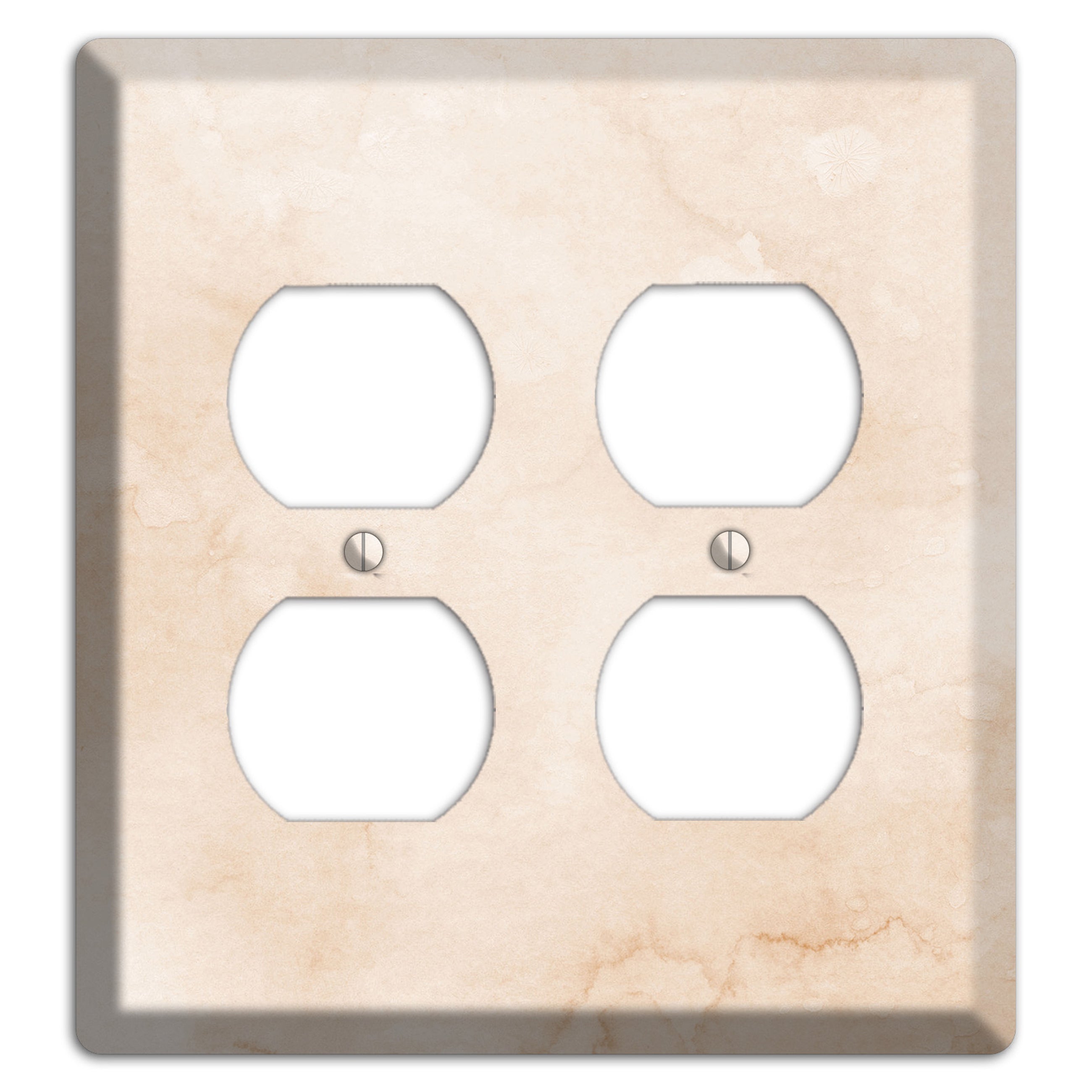 Janna Neutral Texture 2 Duplex Wallplate