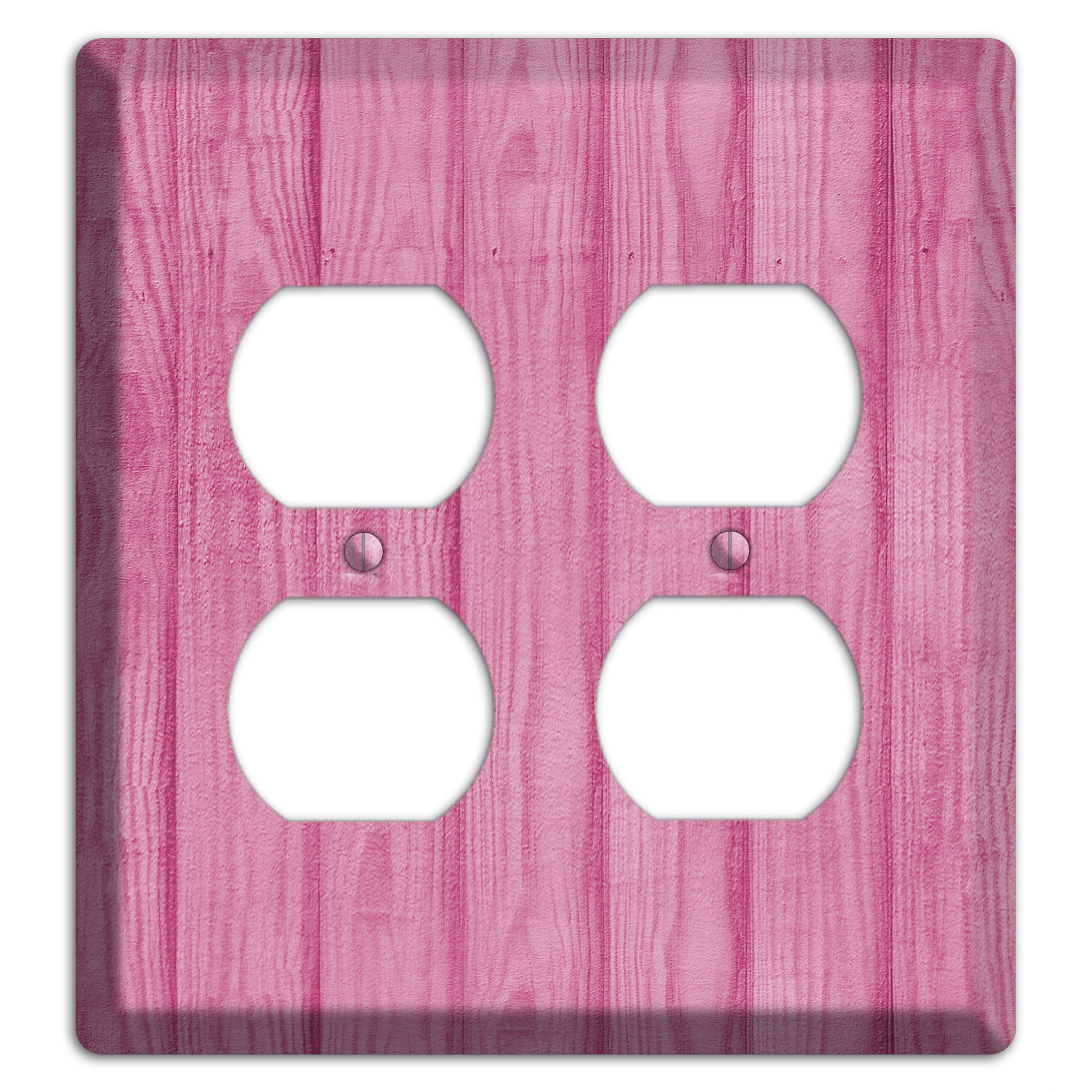 Can Can Pink Texture 2 Duplex Wallplate