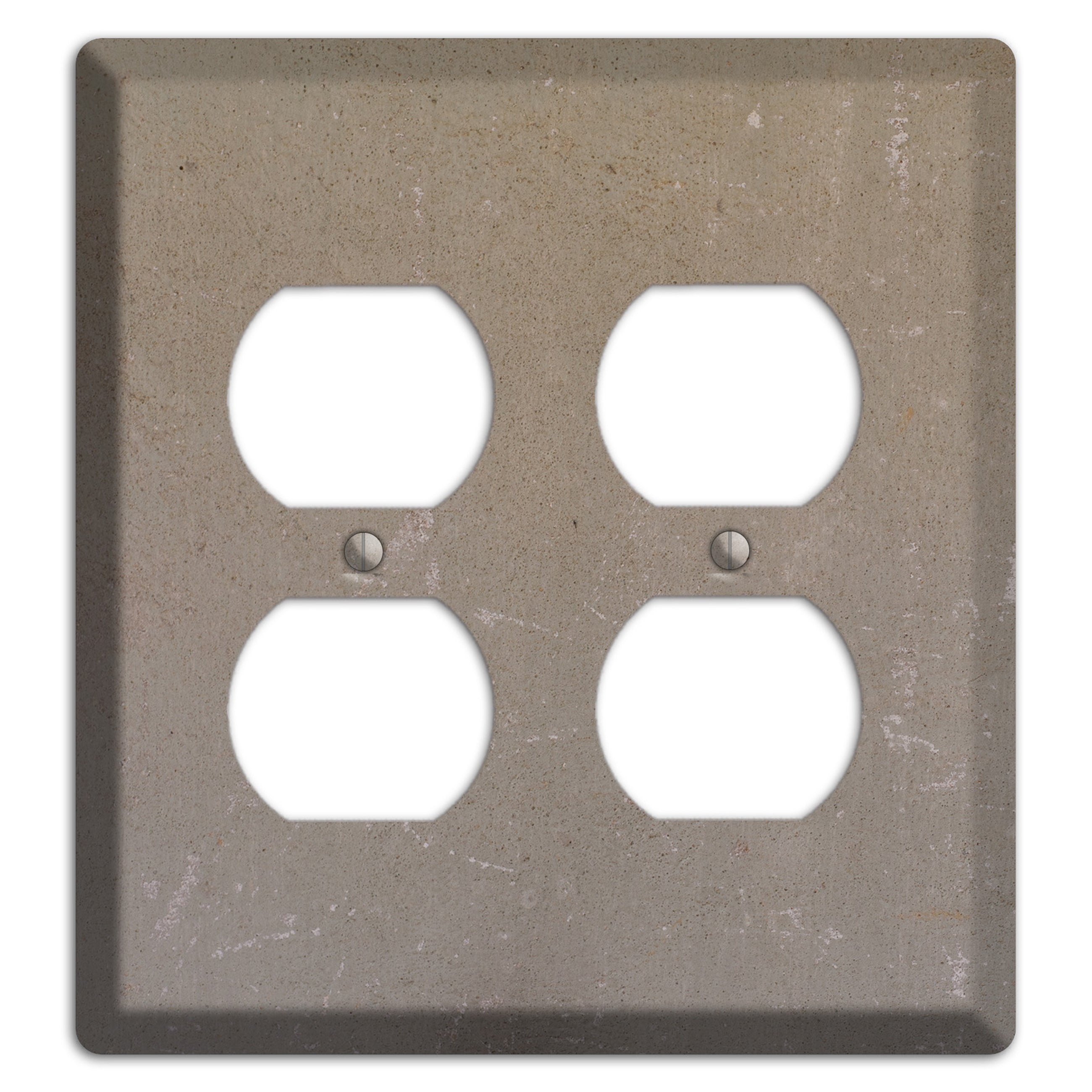 Old Concrete 6 2 Duplex Wallplate