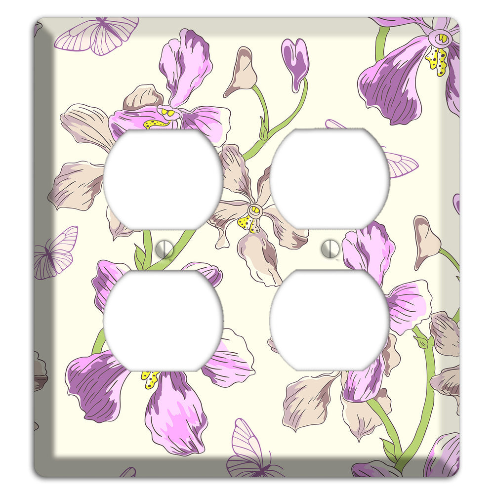 Orchid 2 Duplex Wallplate