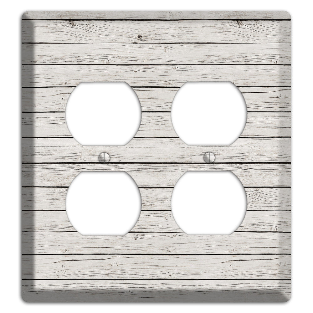 Cloudy Antique 2 Duplex Wallplate