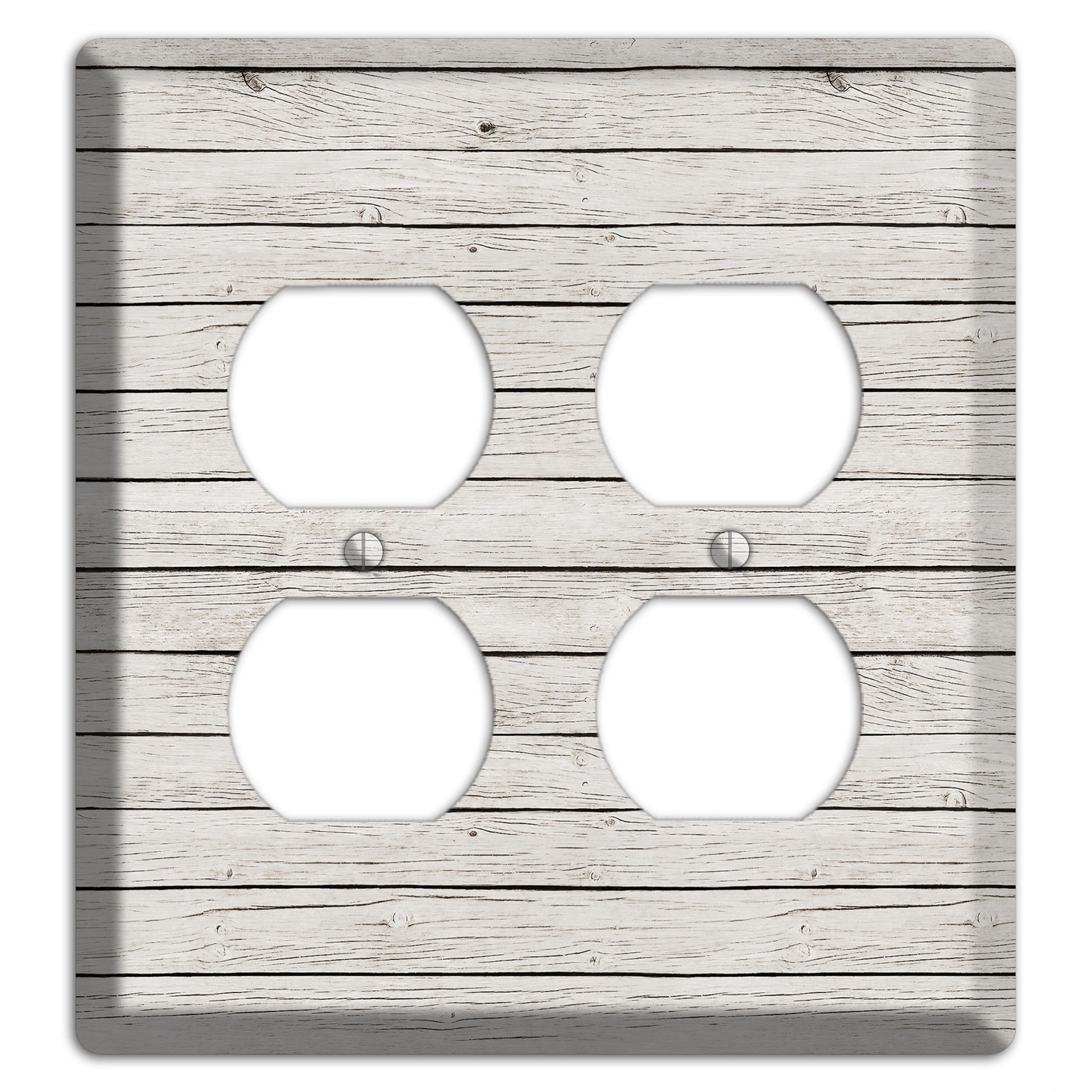 Cloudy Antique 2 Duplex Wallplate