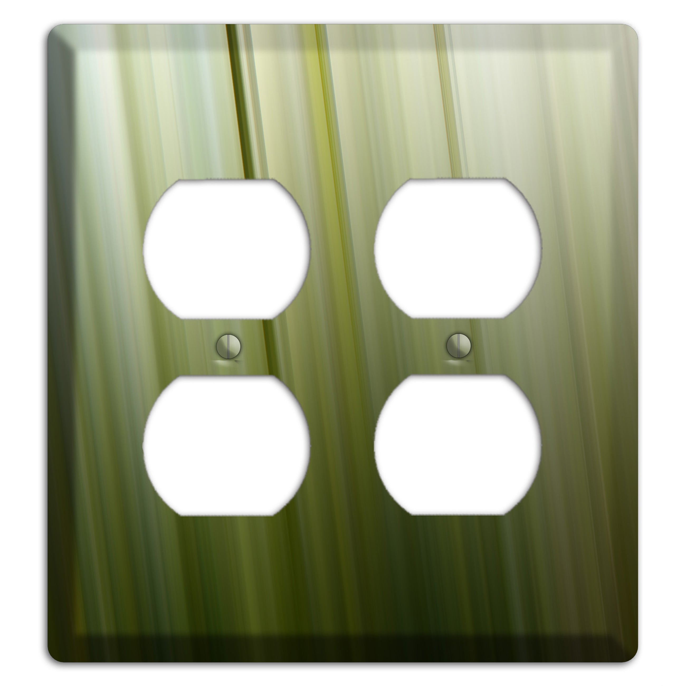 Olive Ray of Light 2 2 Duplex Wallplate