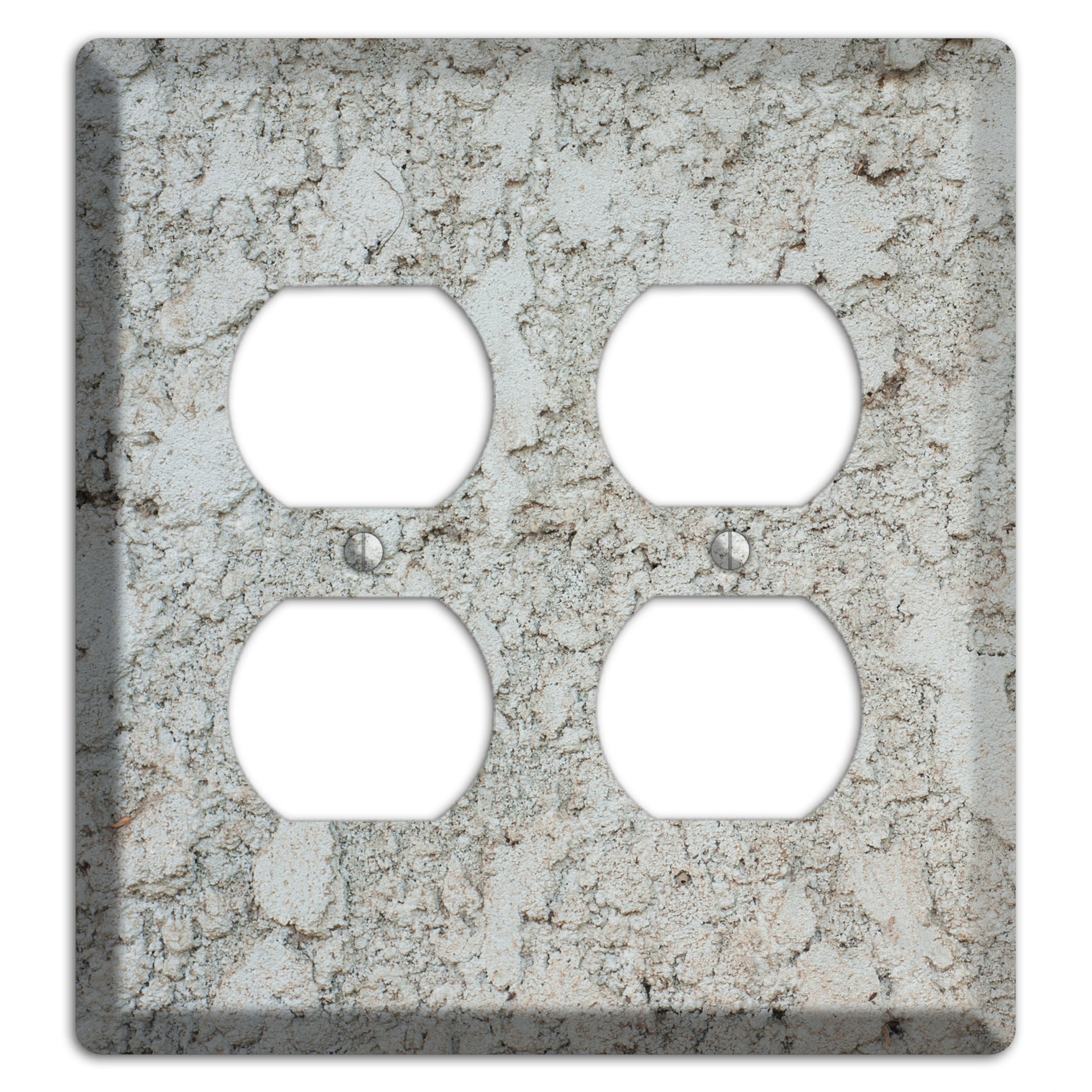 Plaster 6 2 Duplex Wallplate