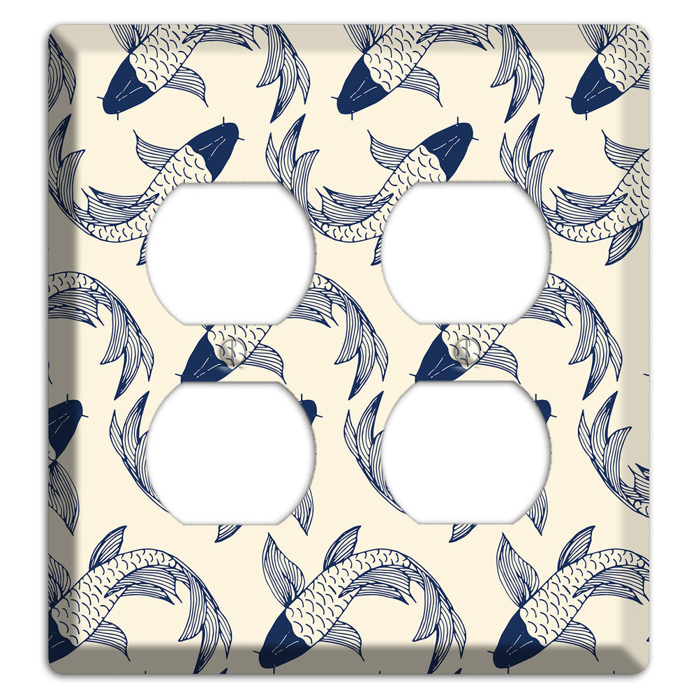 Koi Pond 2 2 Duplex Wallplate