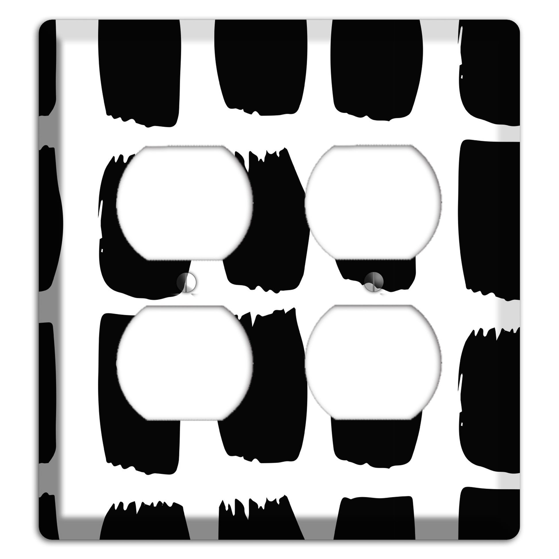 Ink Brushstrokes 7 2 Duplex Wallplate
