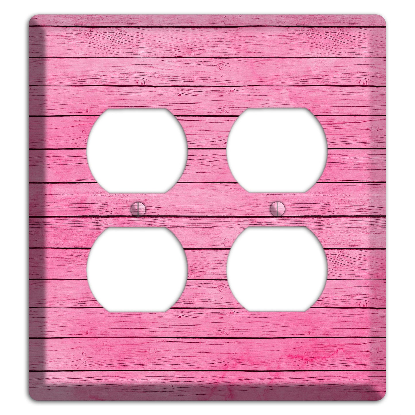 Carissma Pink Texture 2 Duplex Wallplate