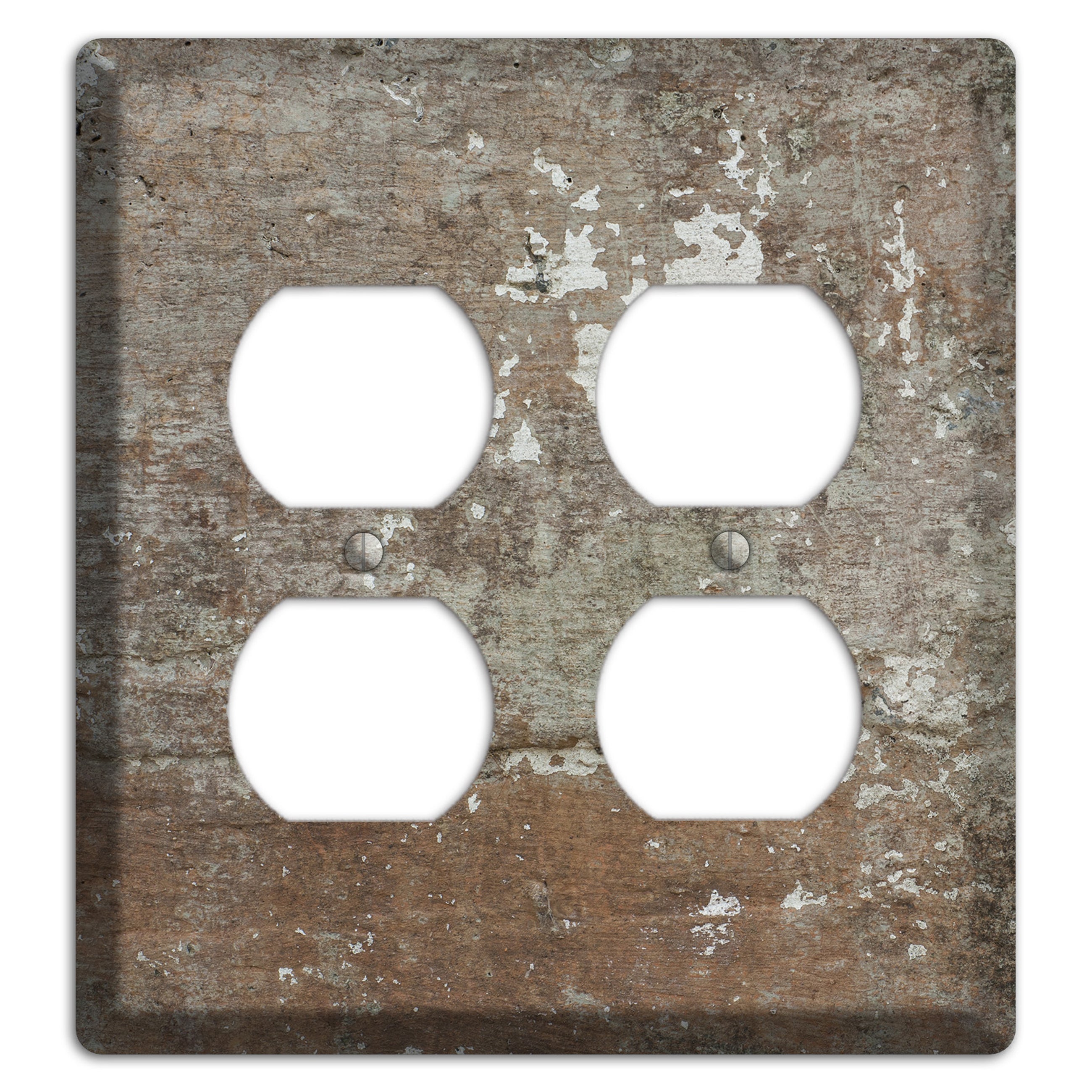 Old Concrete 11 2 Duplex Wallplate