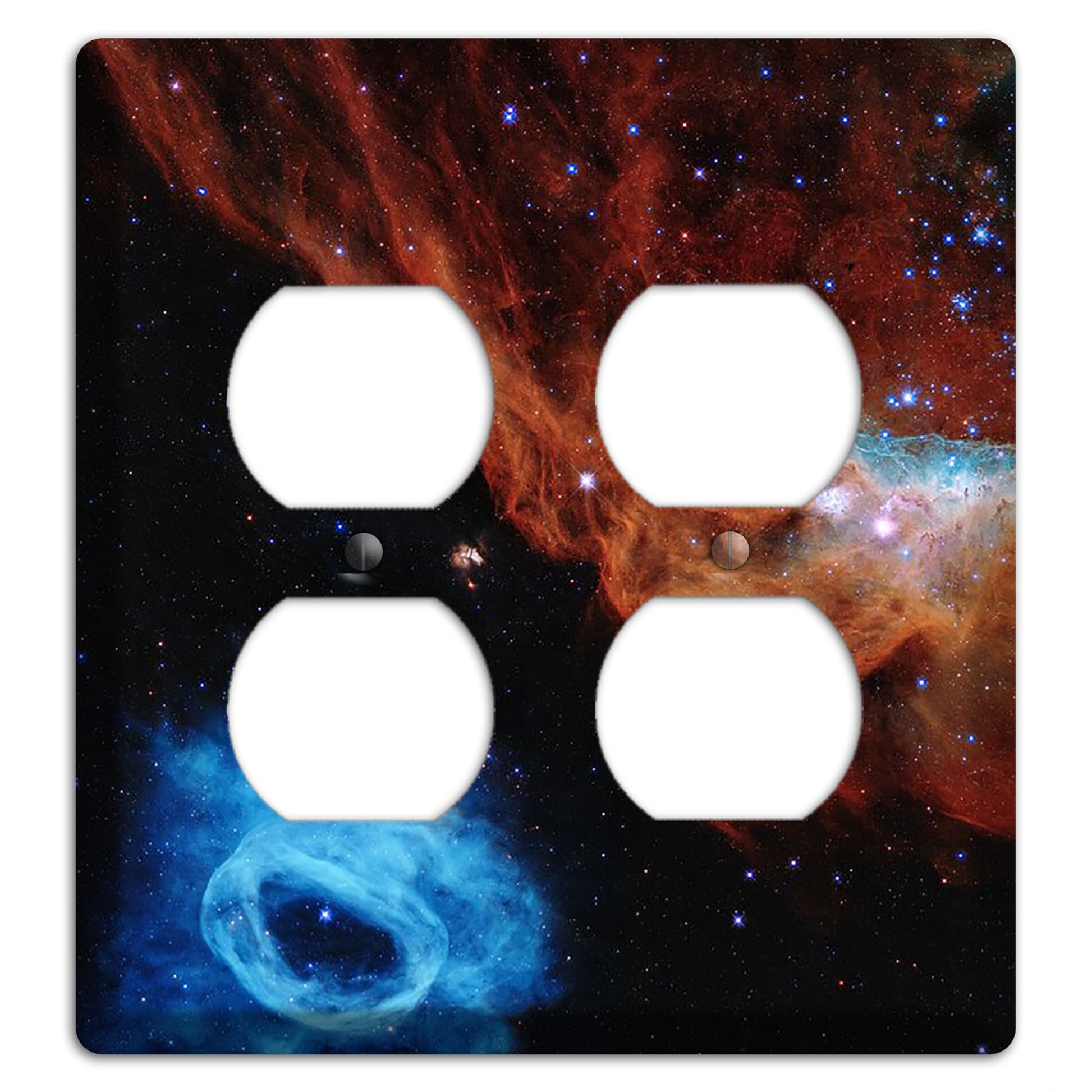 Tapestry of Blazing Starbirth 2 Duplex Wallplate