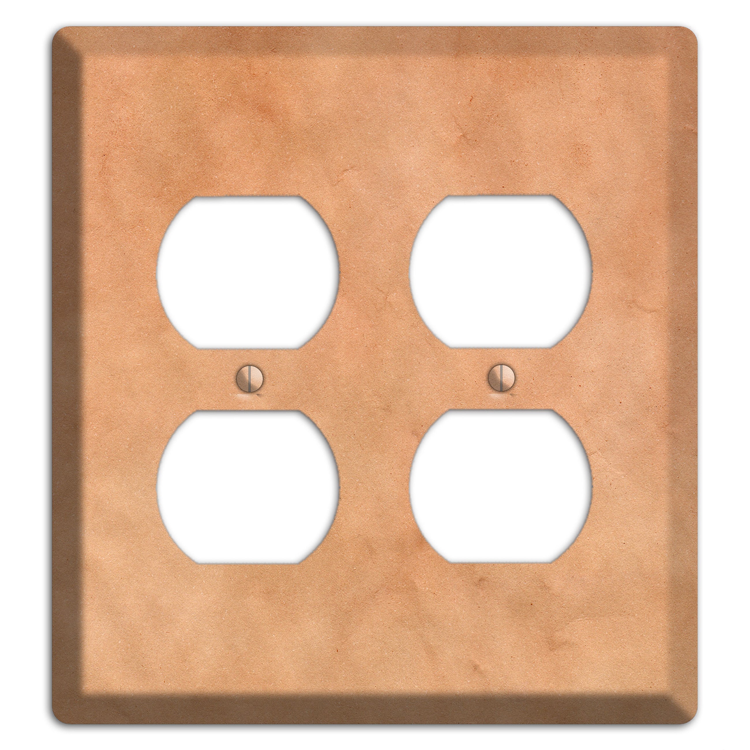 Aged Paper 12 2 Duplex Wallplate
