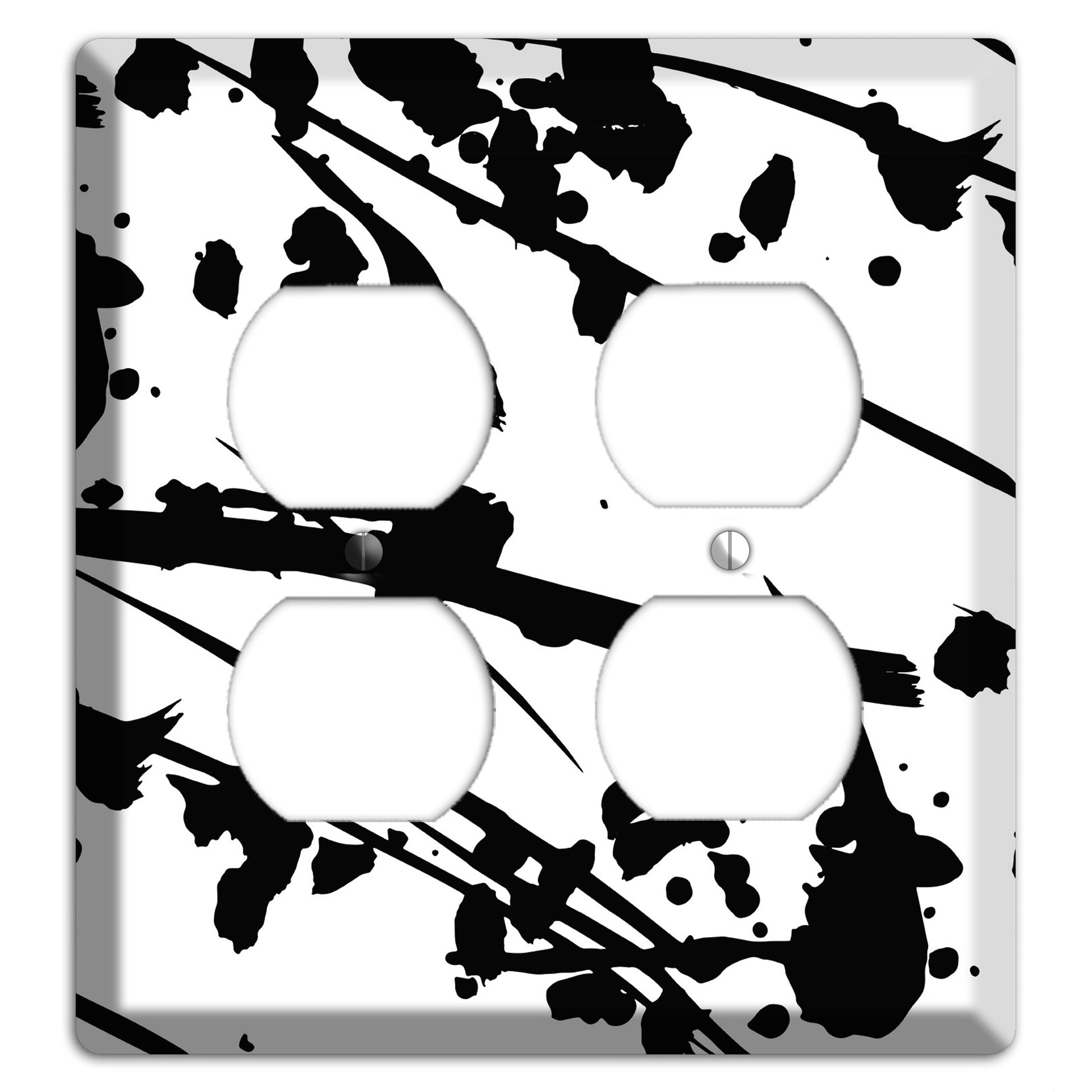 Ink Splash 6 2 Duplex Wallplate