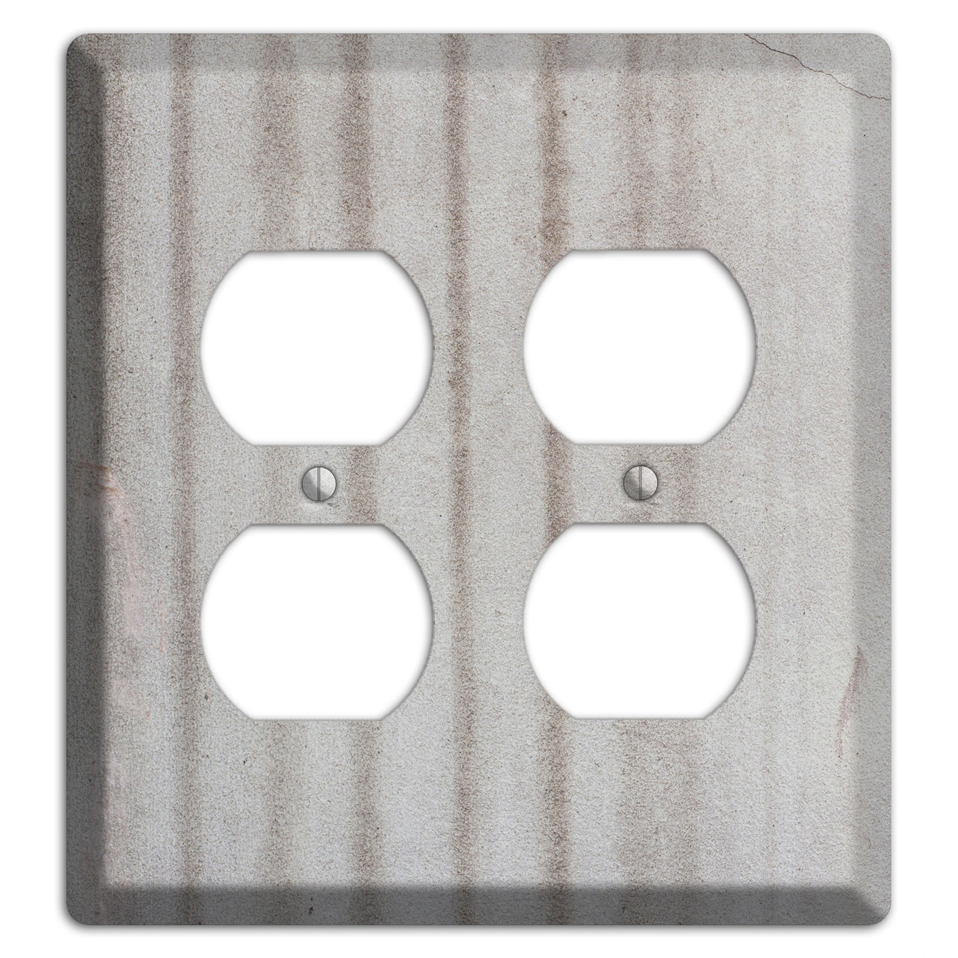 Old Concrete 2 2 Duplex Wallplate