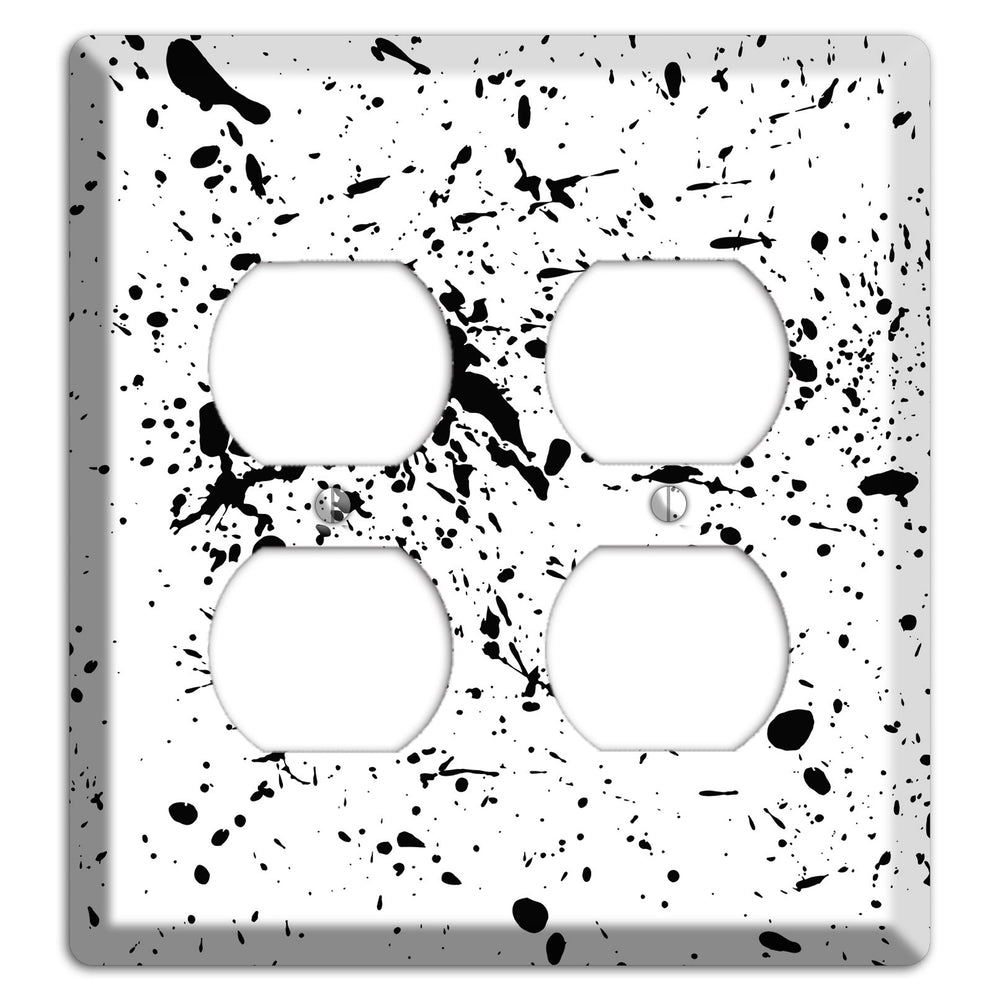 Ink Splash 4 2 Duplex Wallplate
