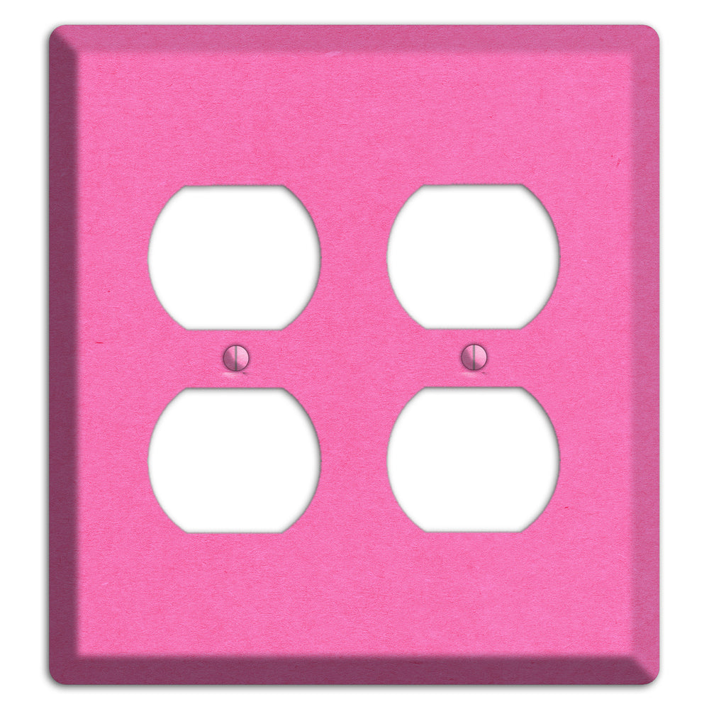 Persian Pink Kraft 2 Duplex Wallplate