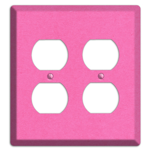 Persian Pink Kraft 2 Duplex Wallplate