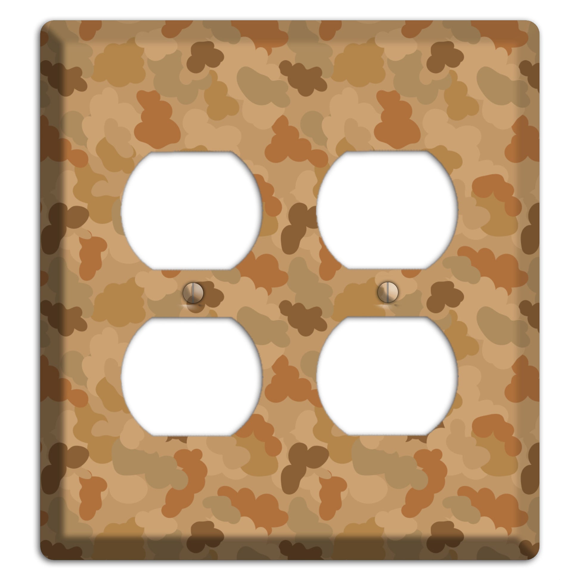 Clouds Camo 2 Duplex Wallplate