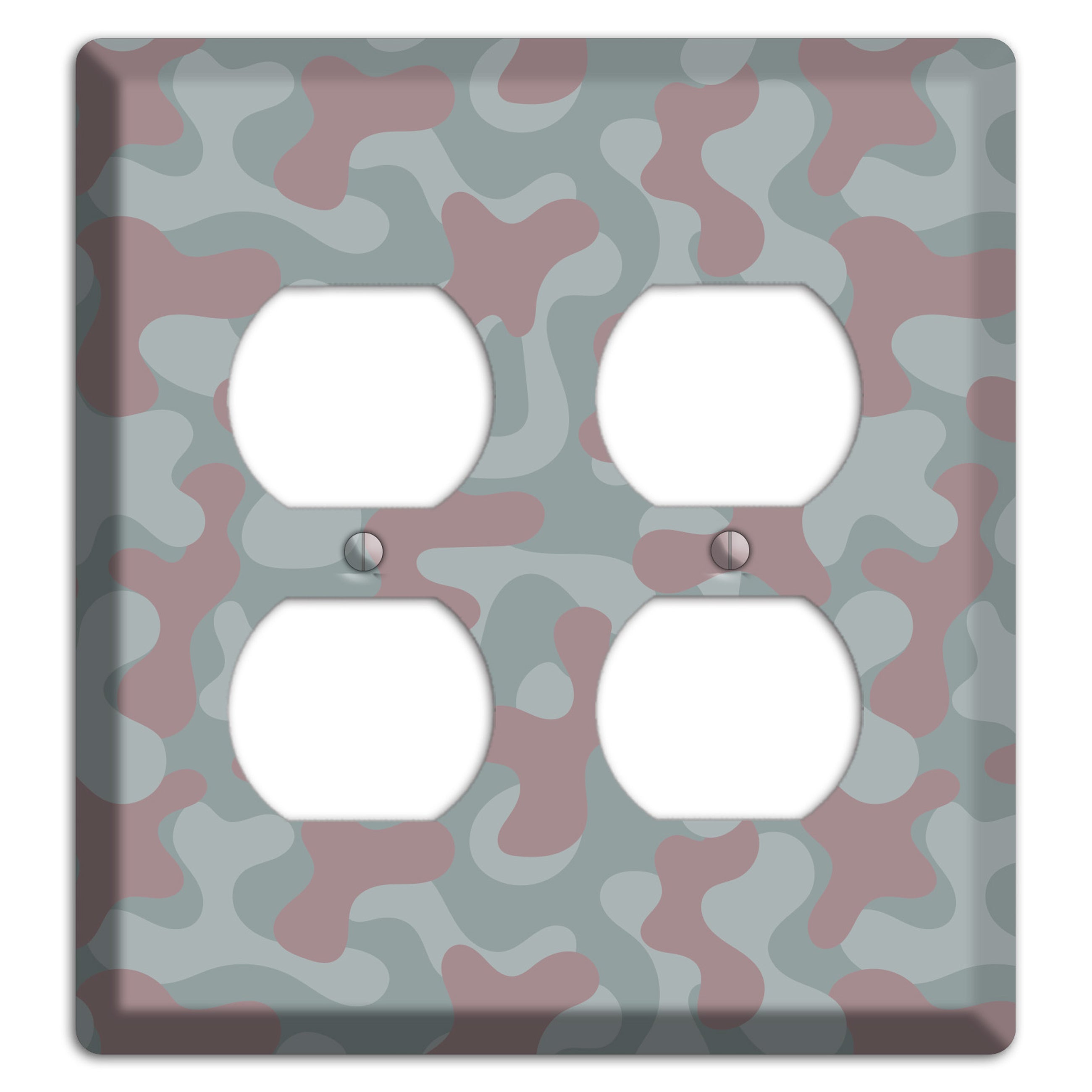 Afghanistan Blotch 1 Camo 2 Duplex Wallplate