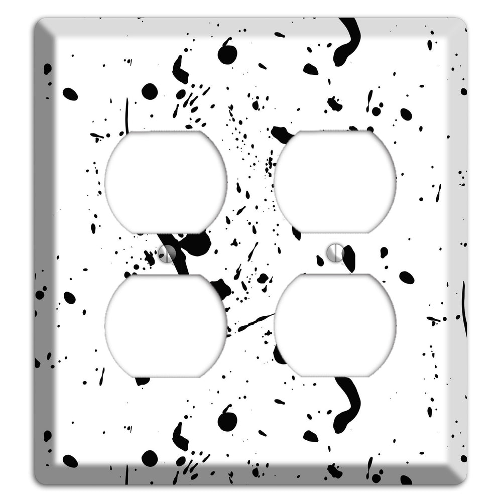 Ink Splash 2 2 Duplex Wallplate
