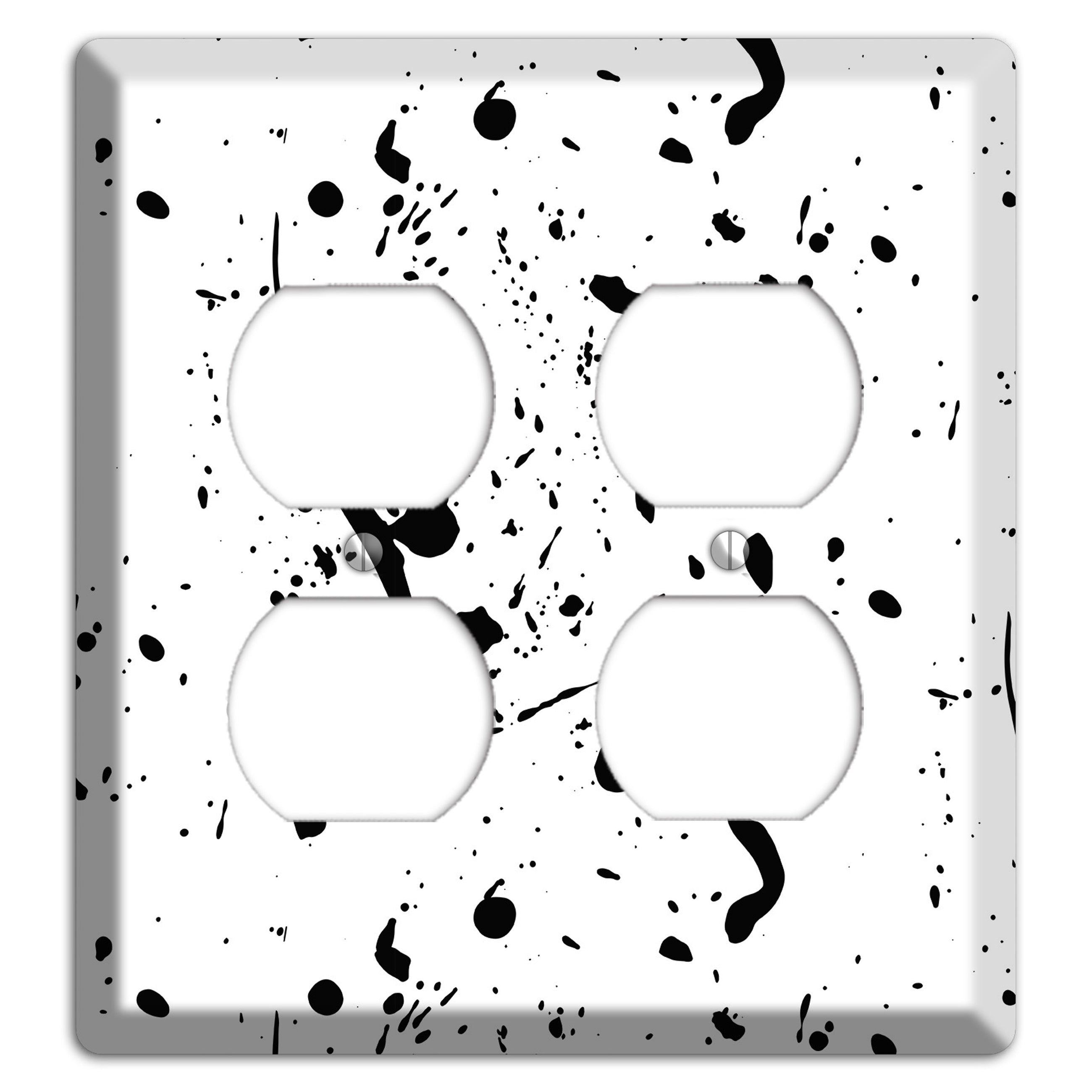 Ink Splash 2 2 Duplex Wallplate