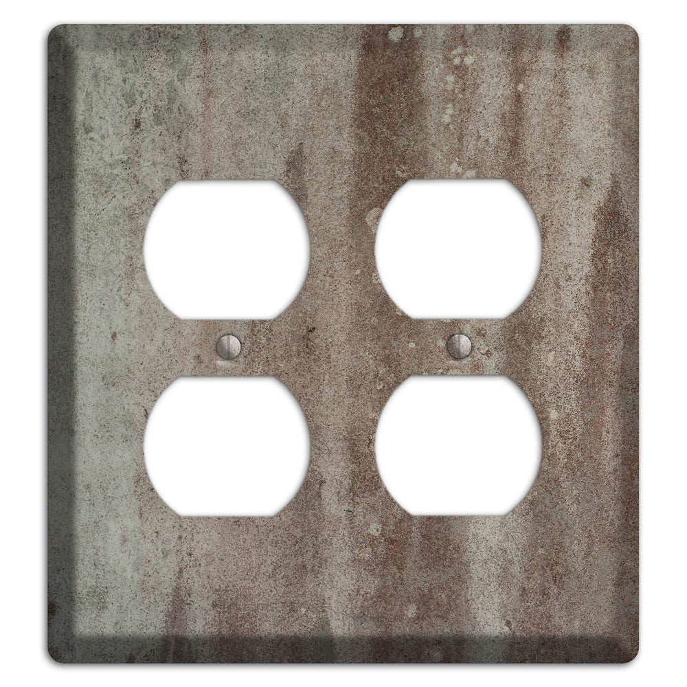 Old Concrete 14 2 Duplex Wallplate
