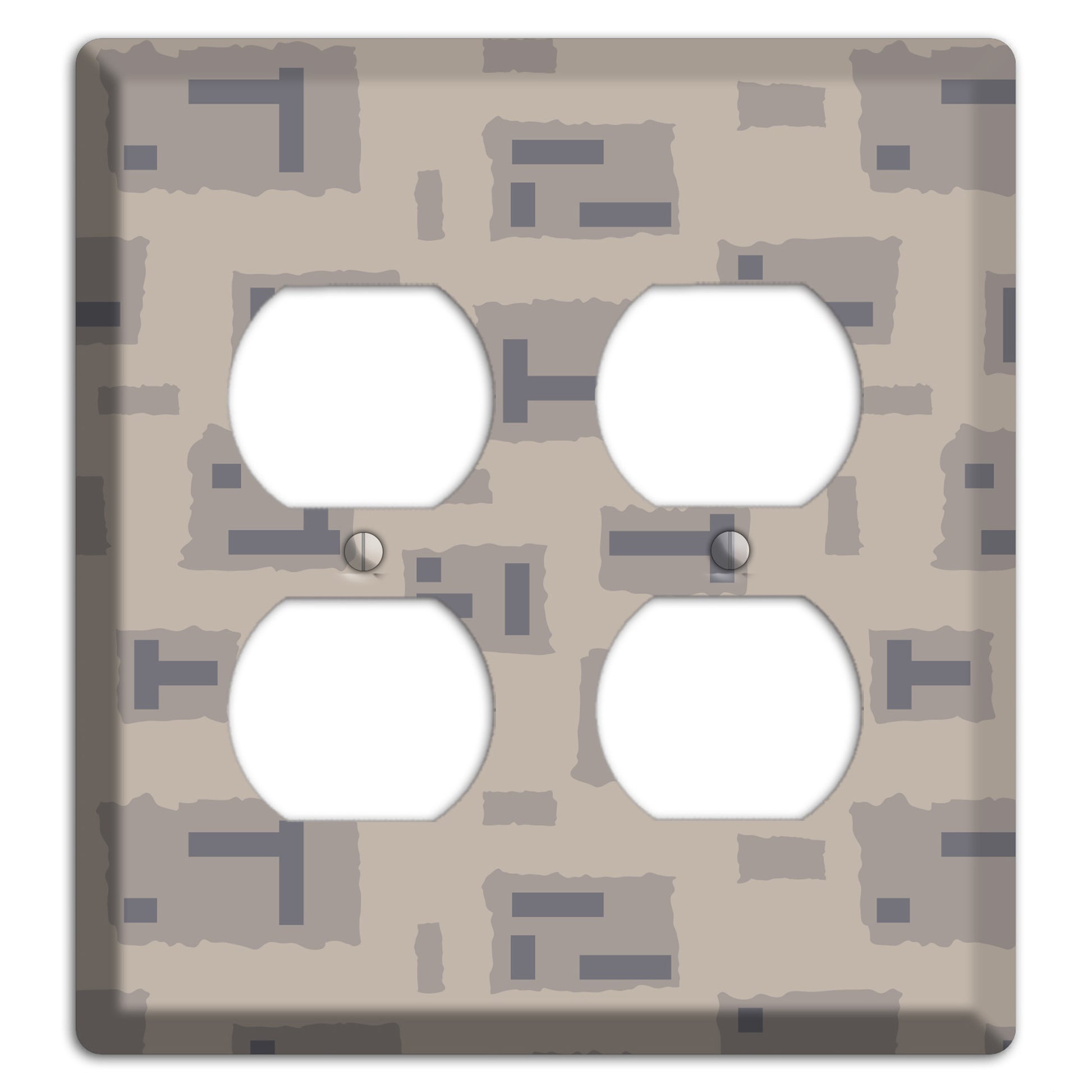 Urban Mout Camo 2 Duplex Wallplate
