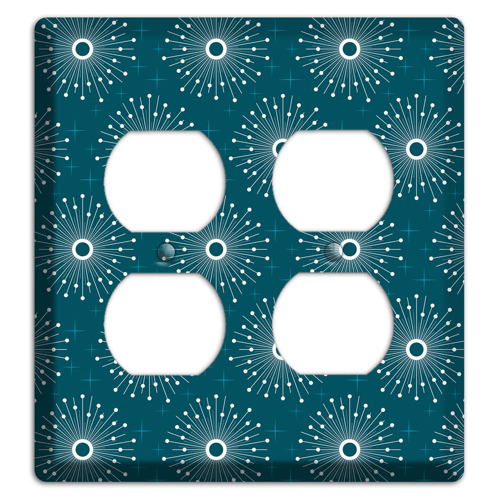 Star Burst 2 Duplex Wallplate