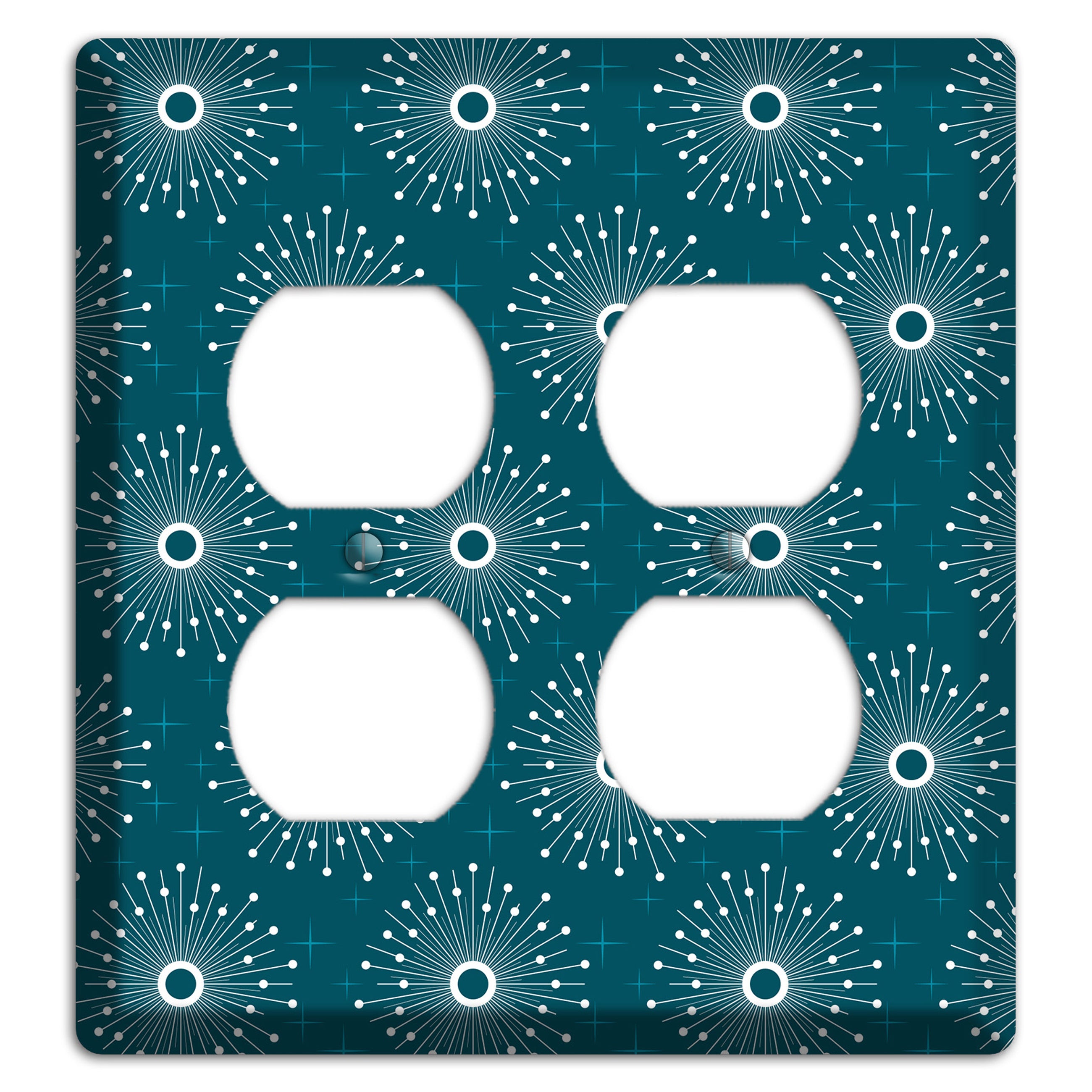 Star Burst 2 Duplex Wallplate