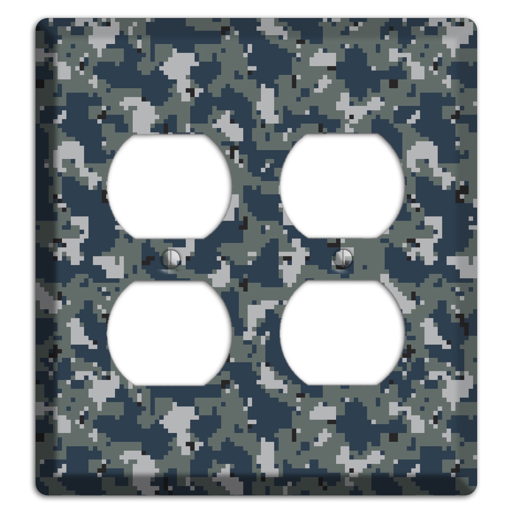 Navy 2007 Camo 2 Duplex Wallplate