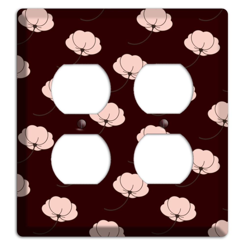 Asian Blossoms 2 Duplex Wallplate