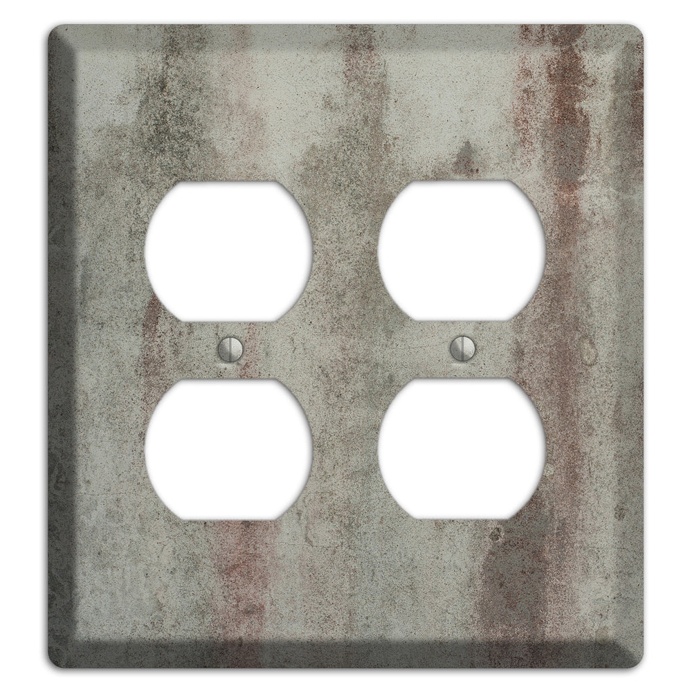 Old Concrete 15 2 Duplex Wallplate