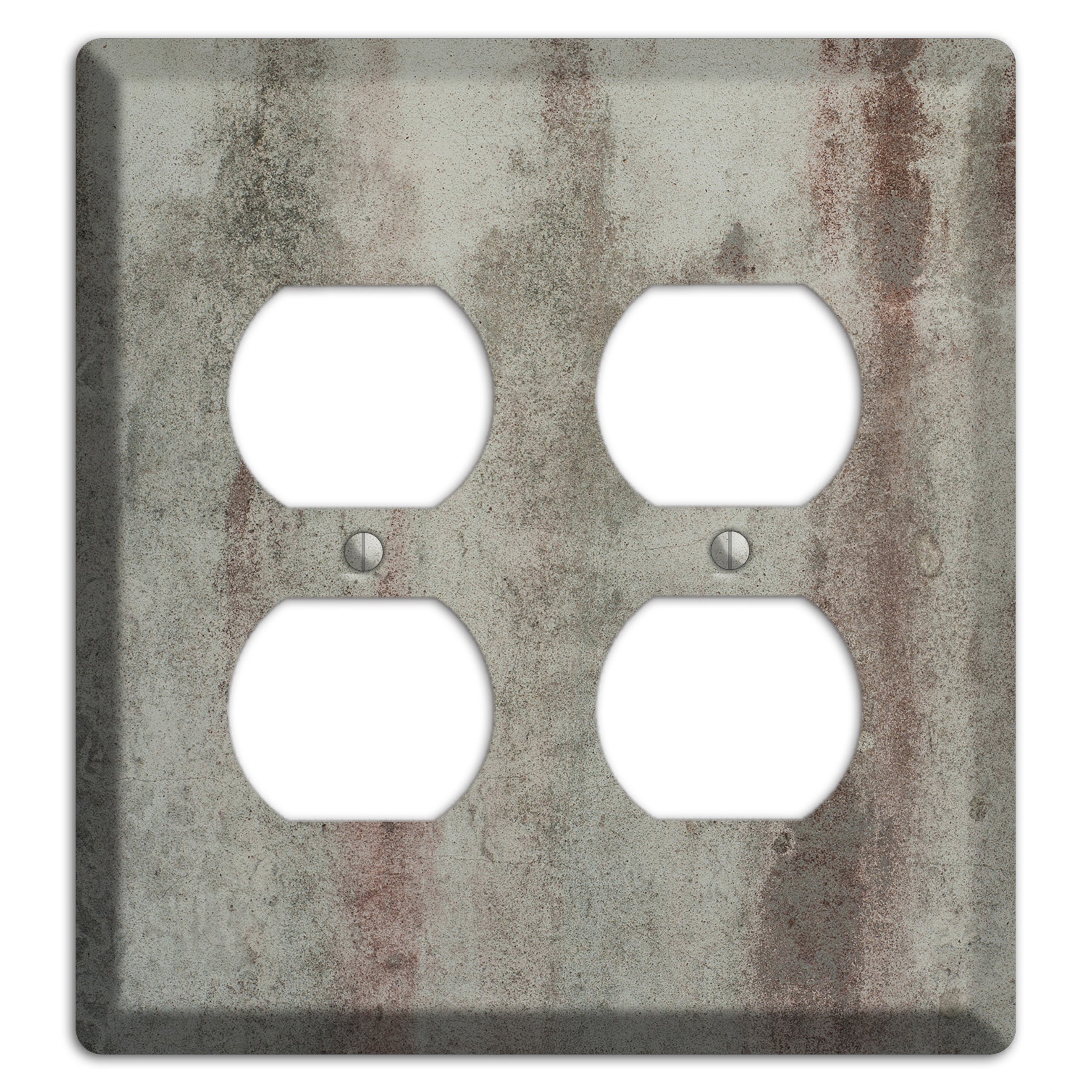 Old Concrete 15 2 Duplex Wallplate