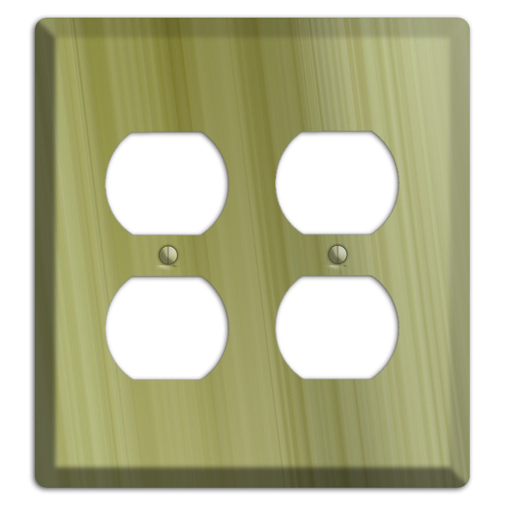 Olive Ray of Light 2 Duplex Wallplate
