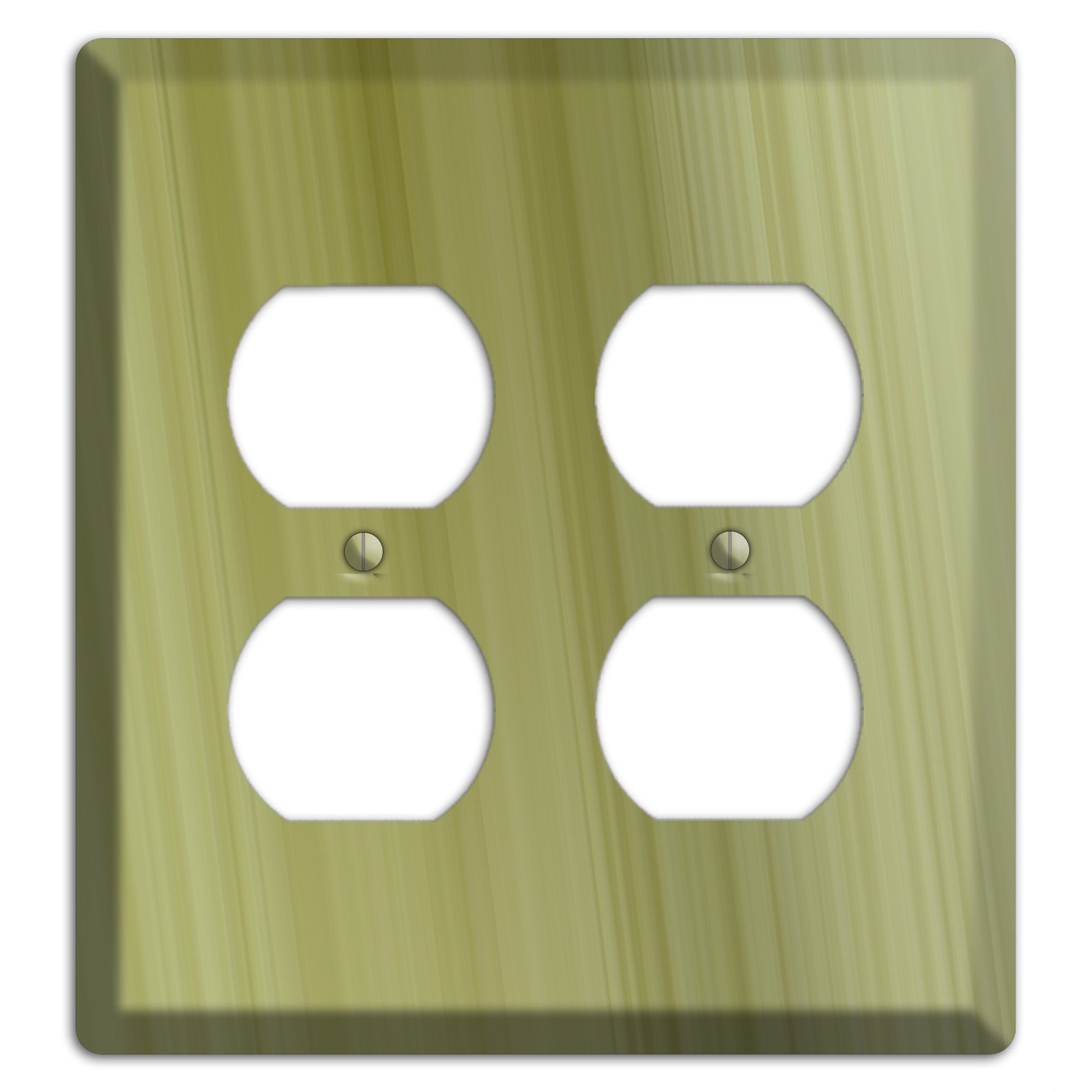 Olive Ray of Light 2 Duplex Wallplate