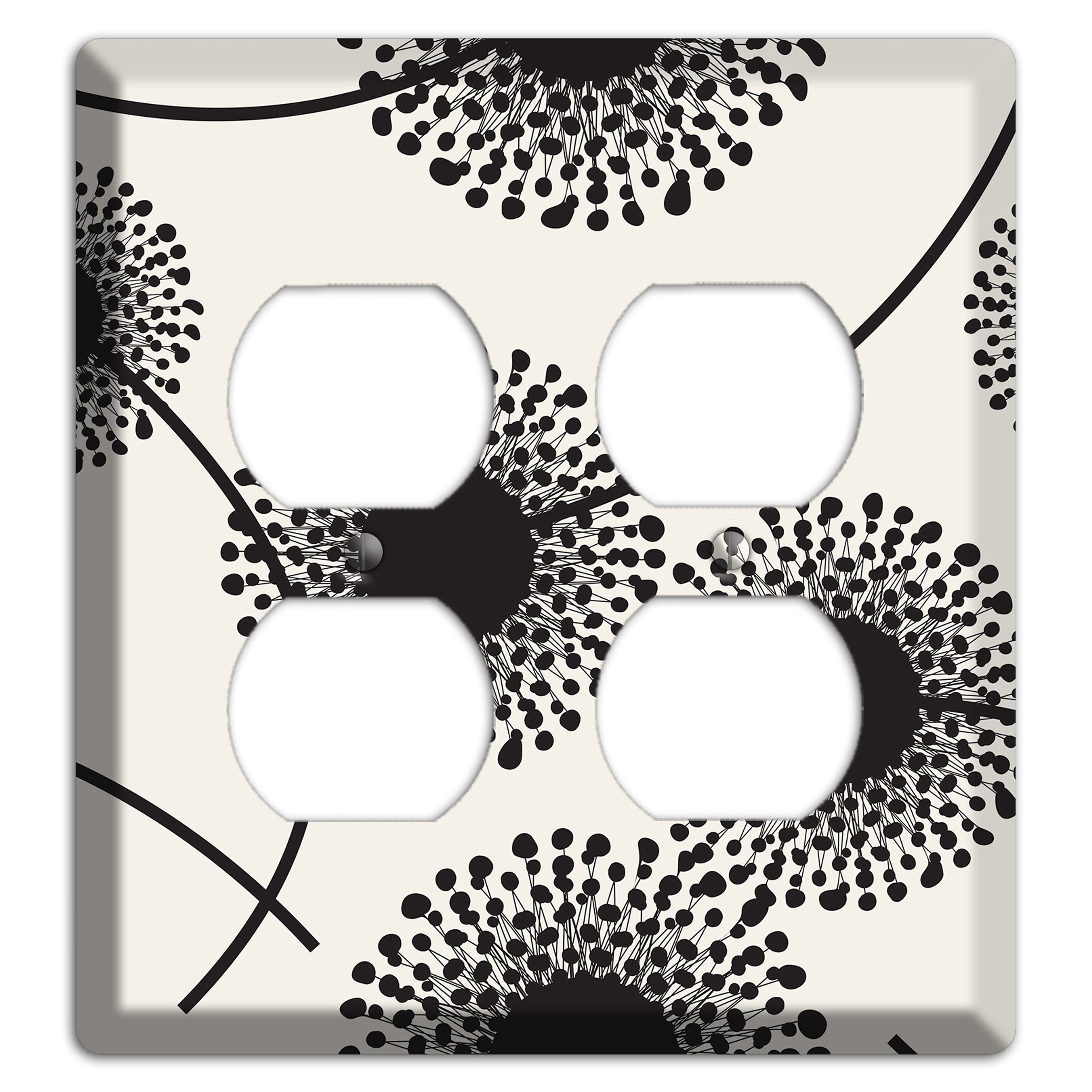 Simple Dandelion 2 Duplex Wallplate