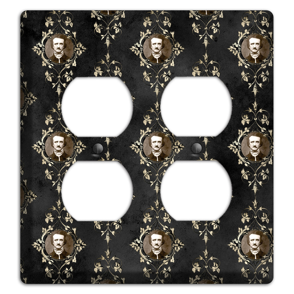 Edgar Allen Poe Self Portrait 2 Duplex Wallplate